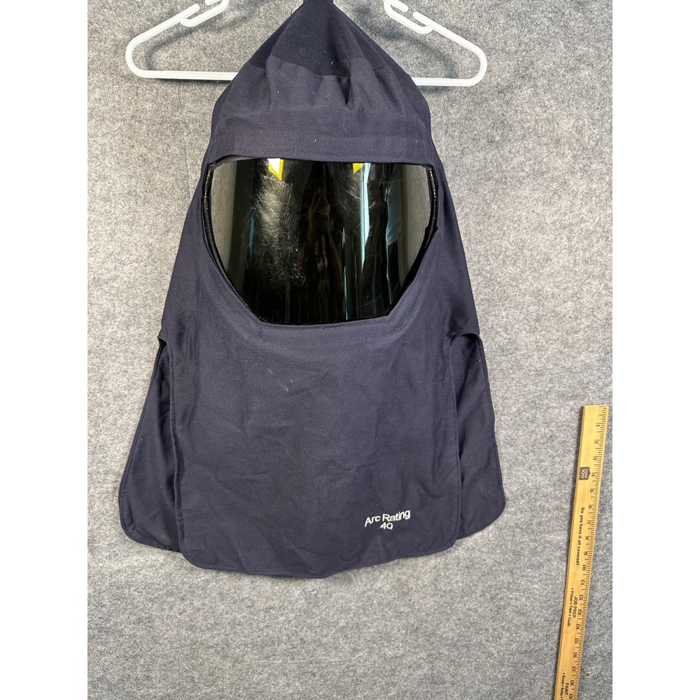 Cementex Arc Flash Protection Hood 40 Cal Westex UltraSoft Navy Blue FR PPE‎ USA